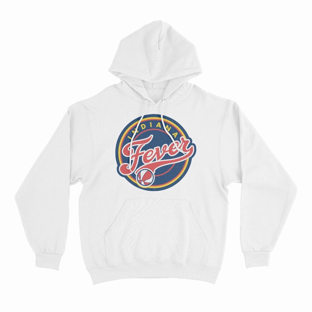 WNBA Indiana Fever Fan Base White Hoodie